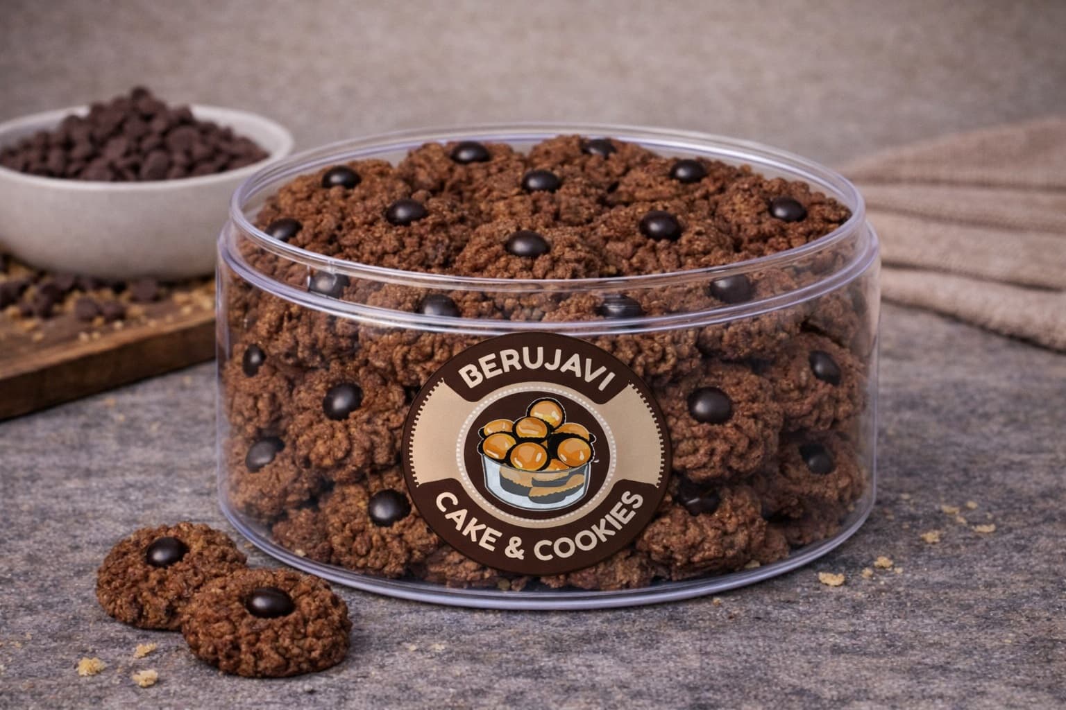 Choco Chip Cookies - Berujavi Cake & Cookies Jakarta