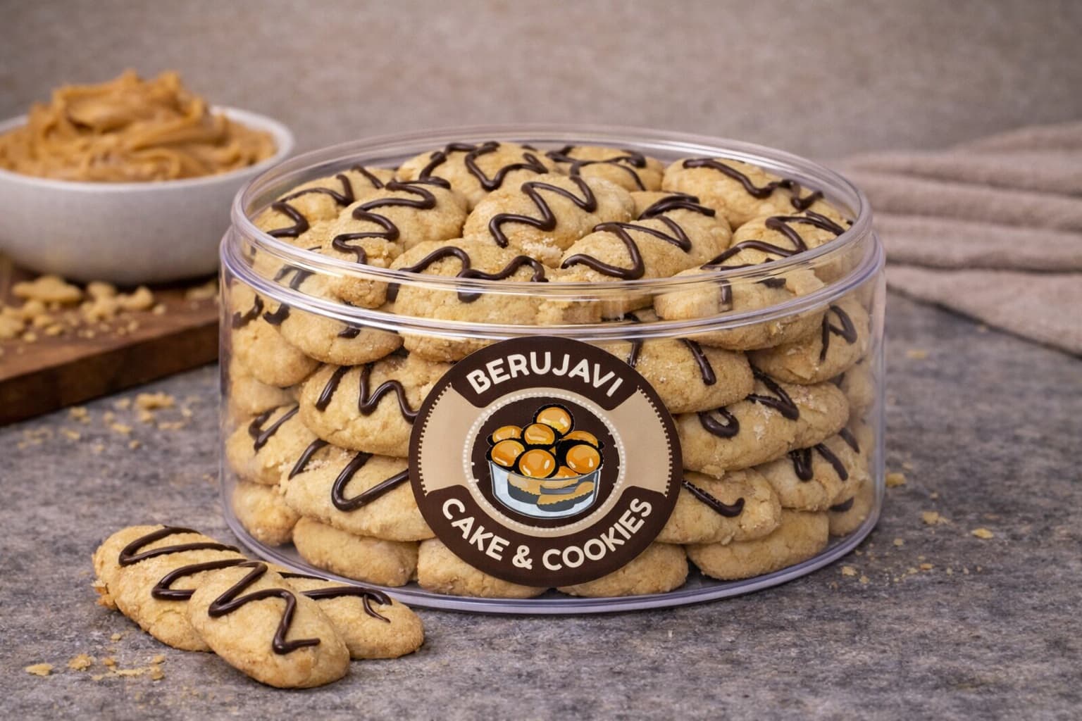 Kue Kacang Skippy - Berujavi Cake & Cookies Jakarta